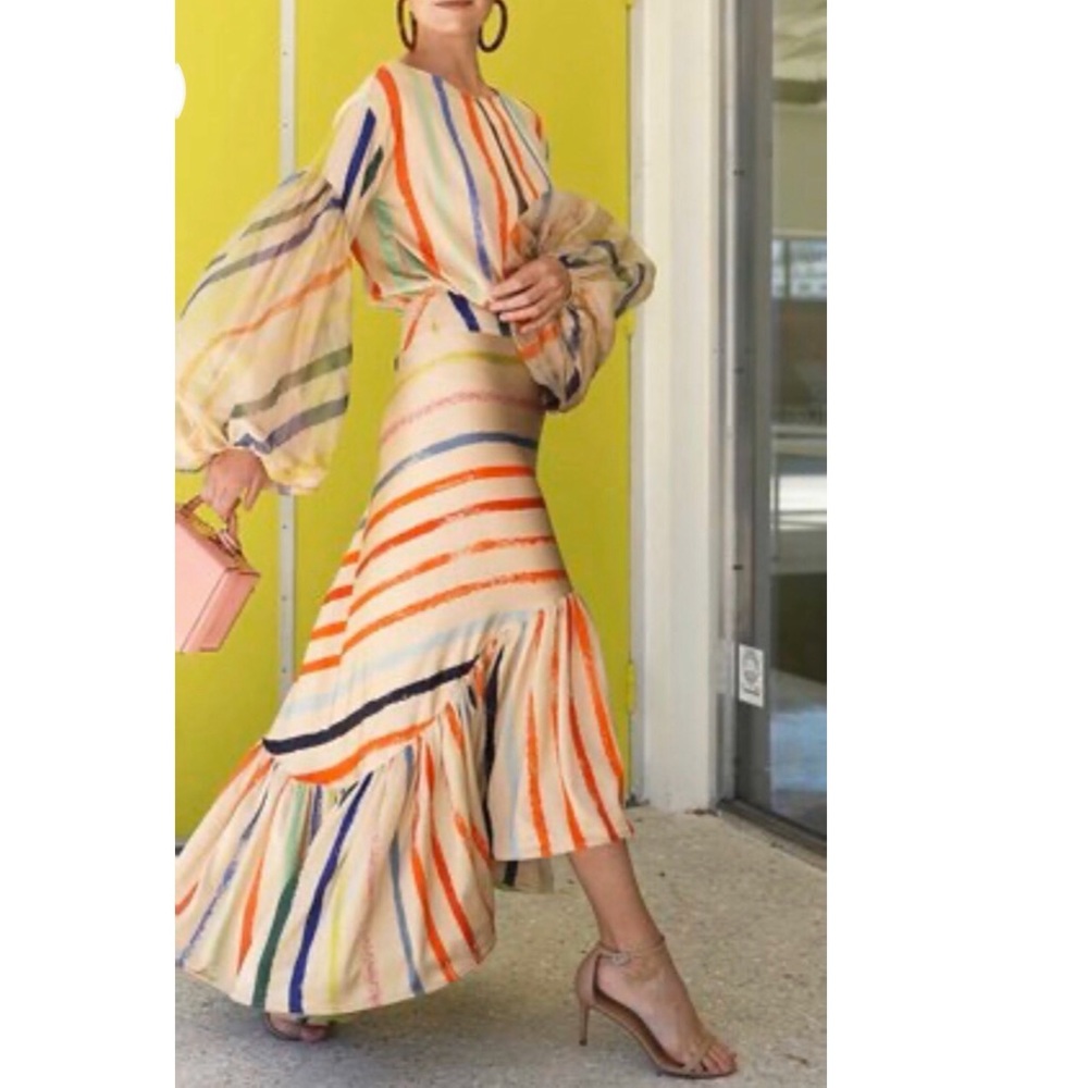 Striped Maxi